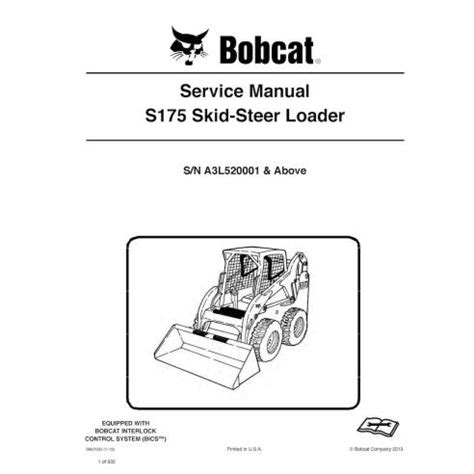 2008 bobcat s175 skid steer loader|bobcat s175 manual.